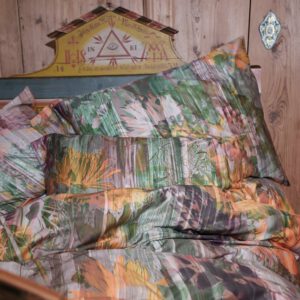 colourful bed linen