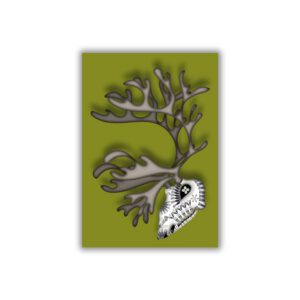 Hiya Antler Tea Towel Classic